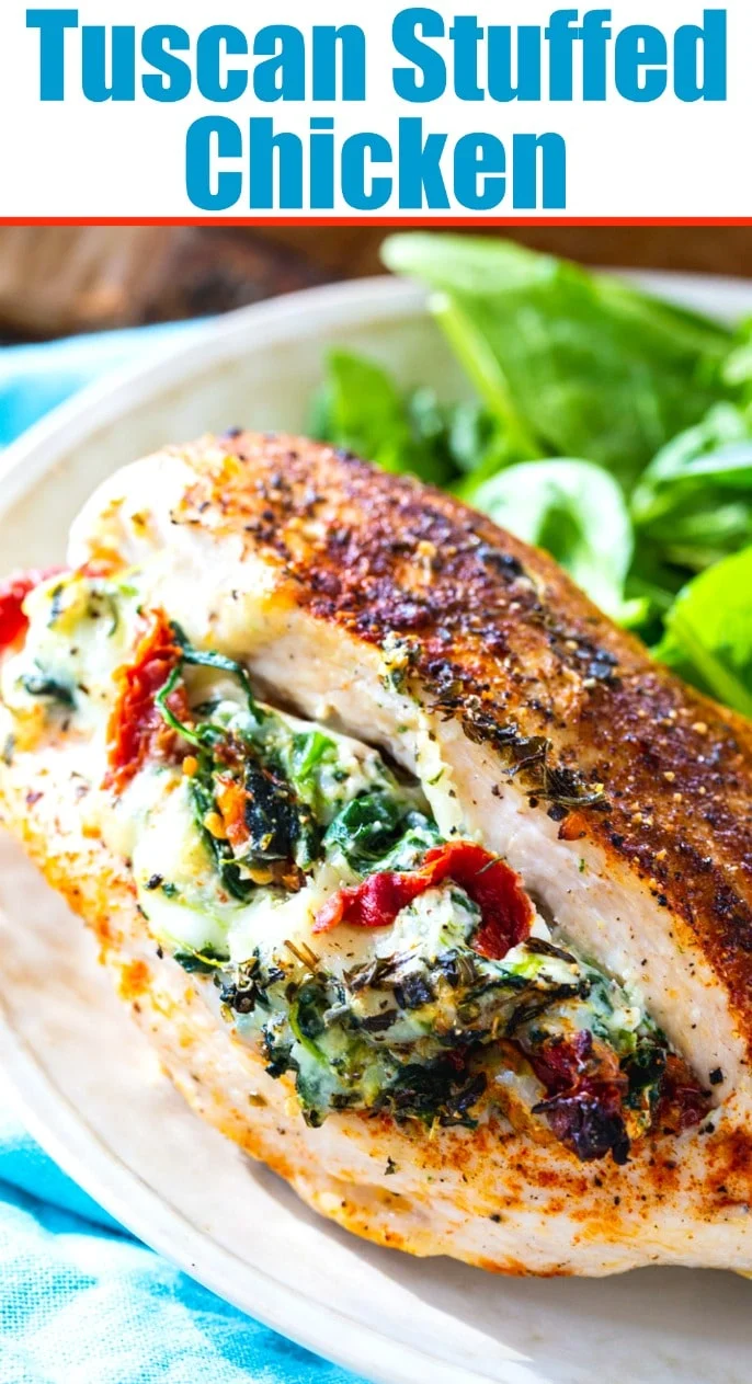 Tuscan Stuffed Chicken