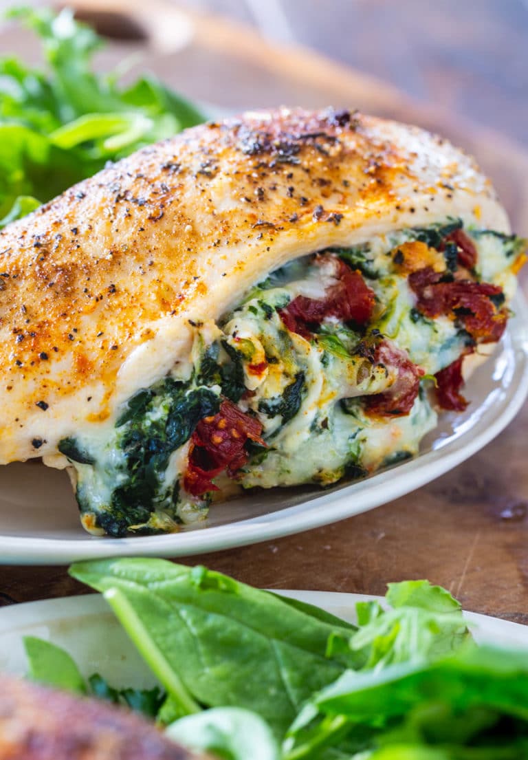Tuscan Stuffed Chicken