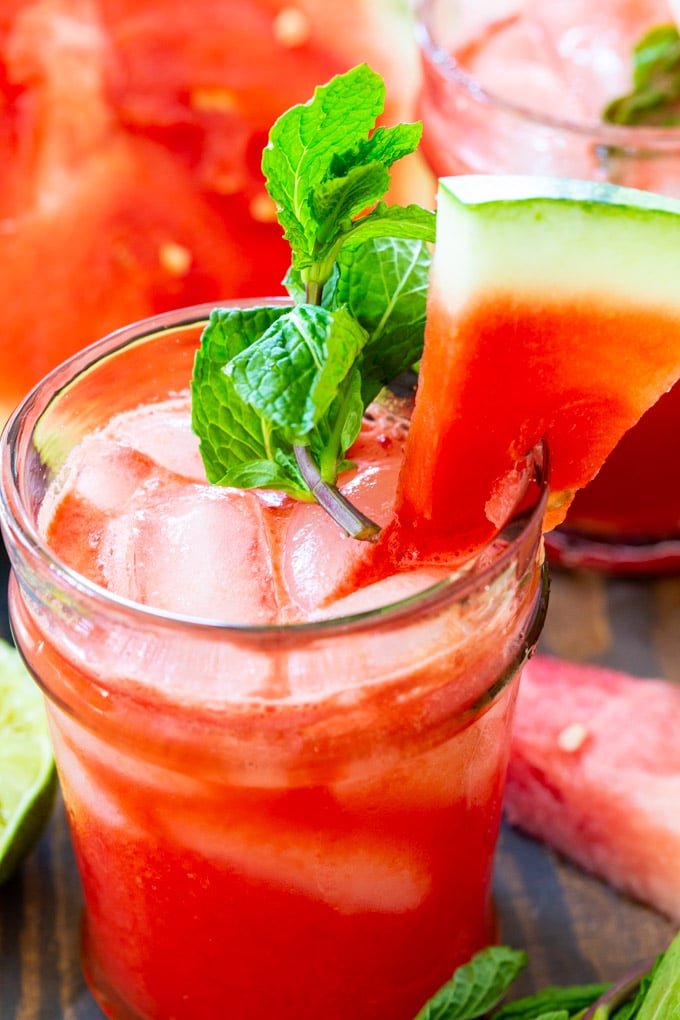 Honeysuckle Watermelon Cocktail