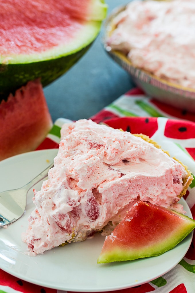 No-Bake Watermelon Pie