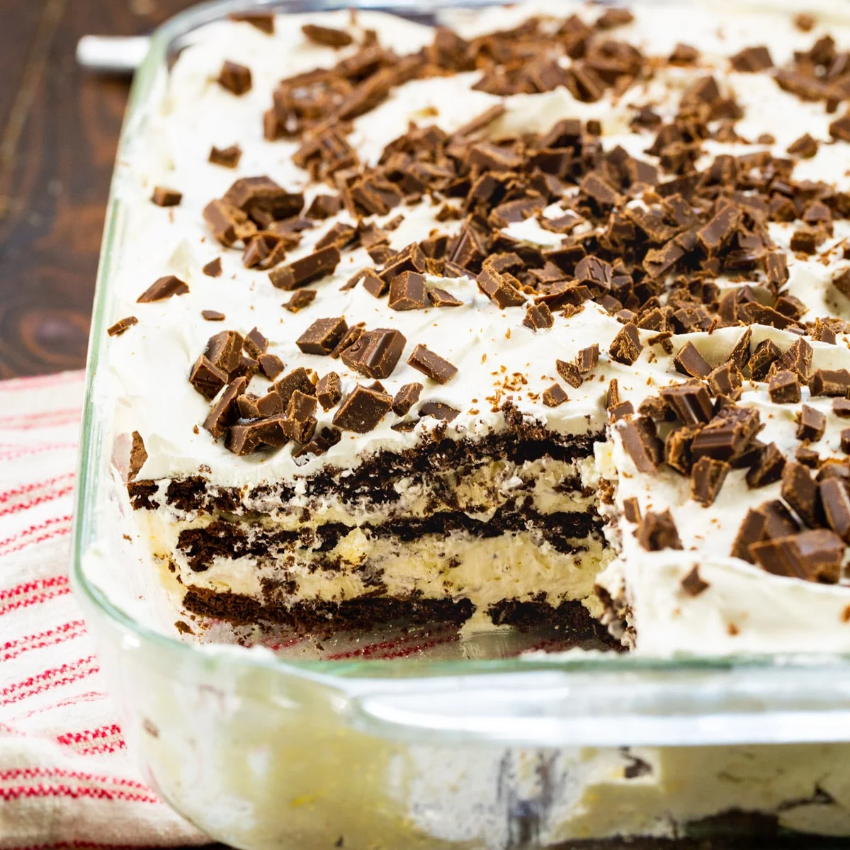 White Chocolate Lasagna