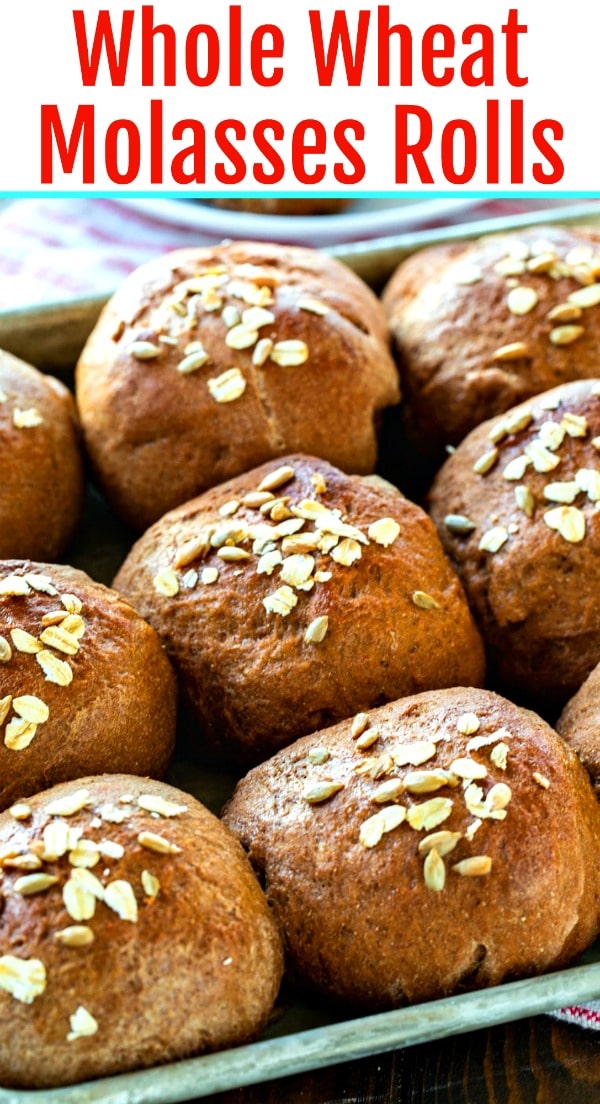 Whole Wheat Molasses Rolls