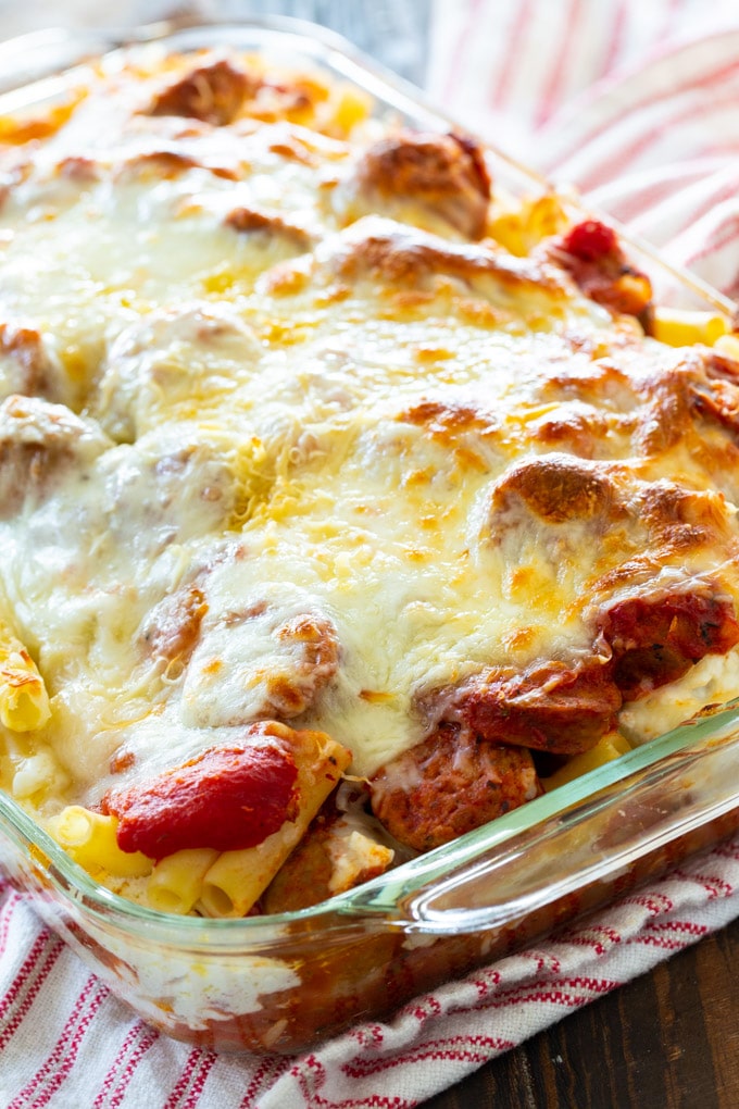 Baked Ziti with Italian Sausage