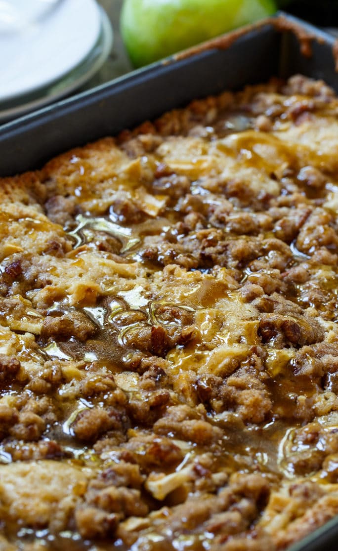 Apple Crisp Coffee Cake- perfect for fall!
