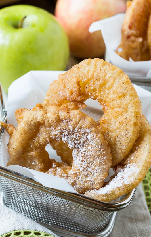 Beer-Battered Apple Rings