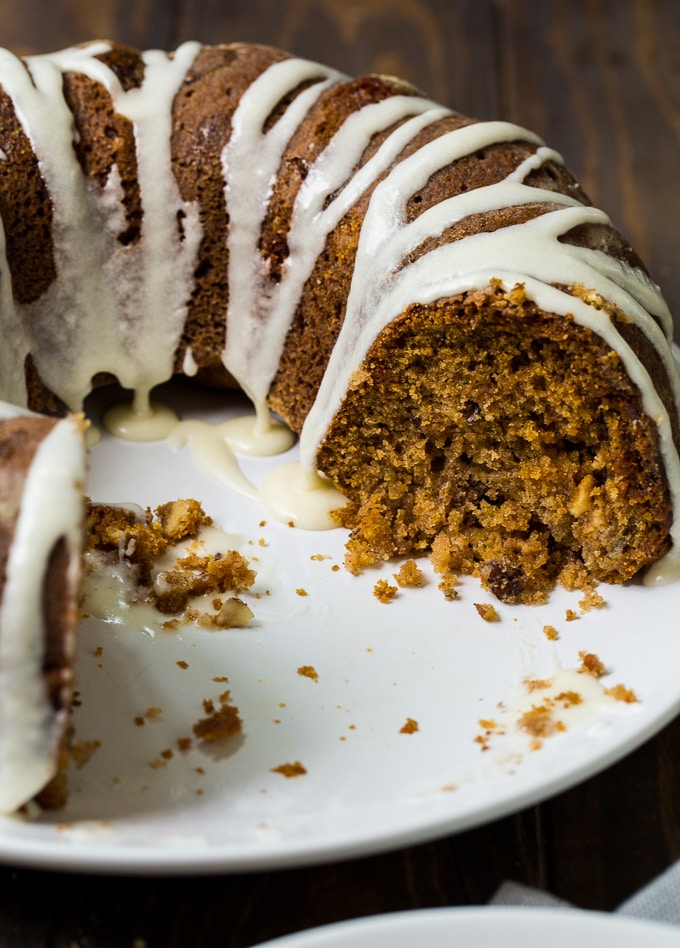 Cinnamon Caramel Applesauce Coffee Cake