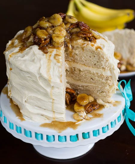 Bananas Foster Cake