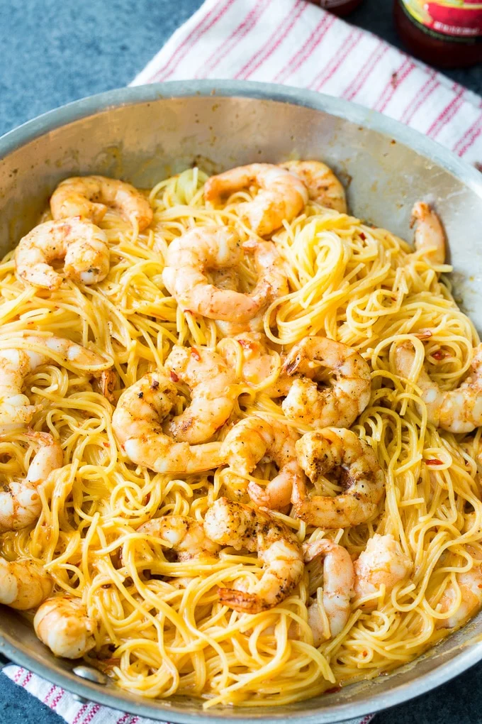 Bang Bang Shrimp Pasta recipe