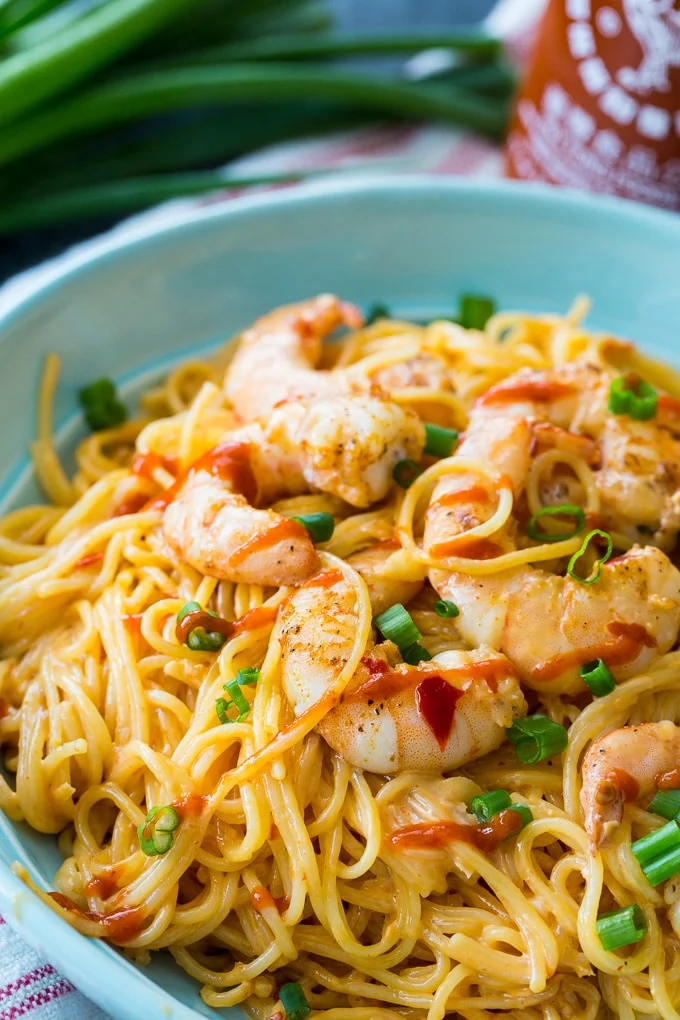 Bang Bang Shrimp Pasta