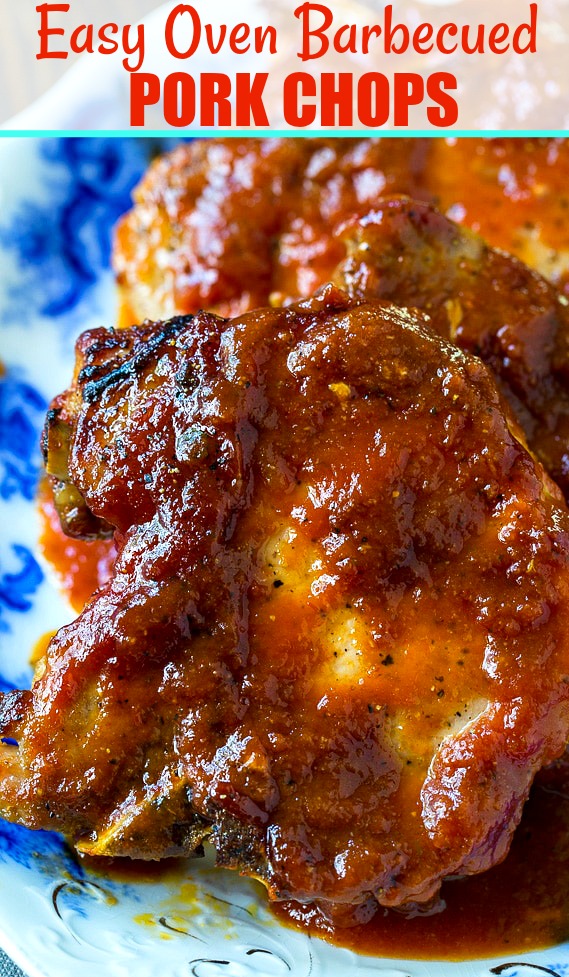 Close-up of pork chops