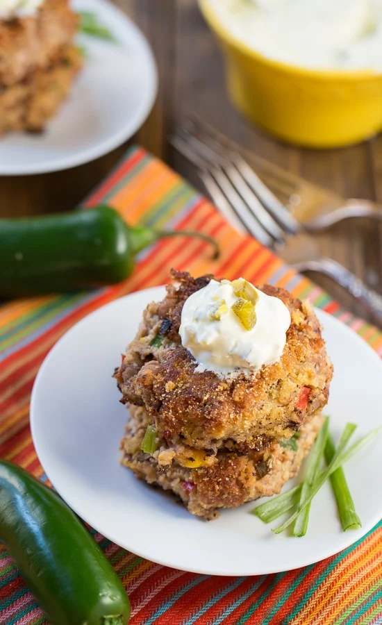 Jalapeno Black-Eyed Pea Cakes