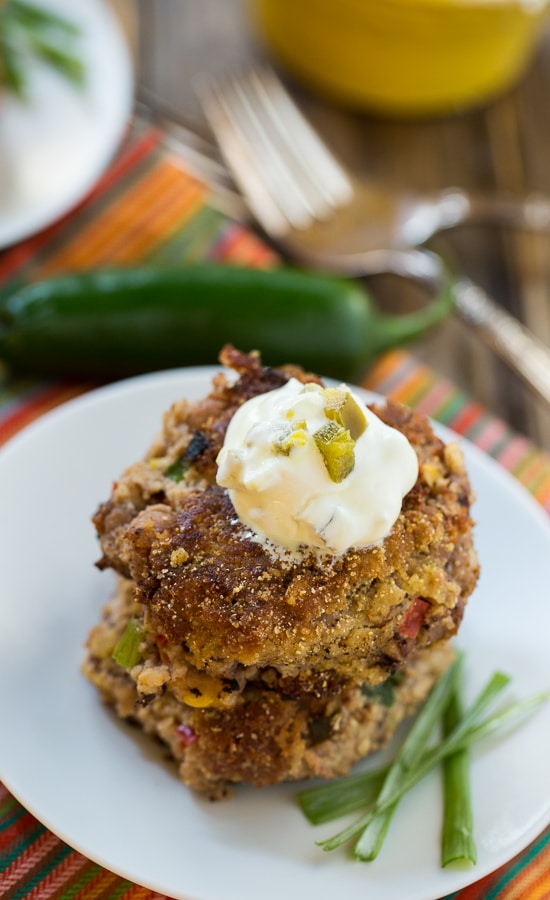 Jalapeno Black-Eyed Pea Cakes