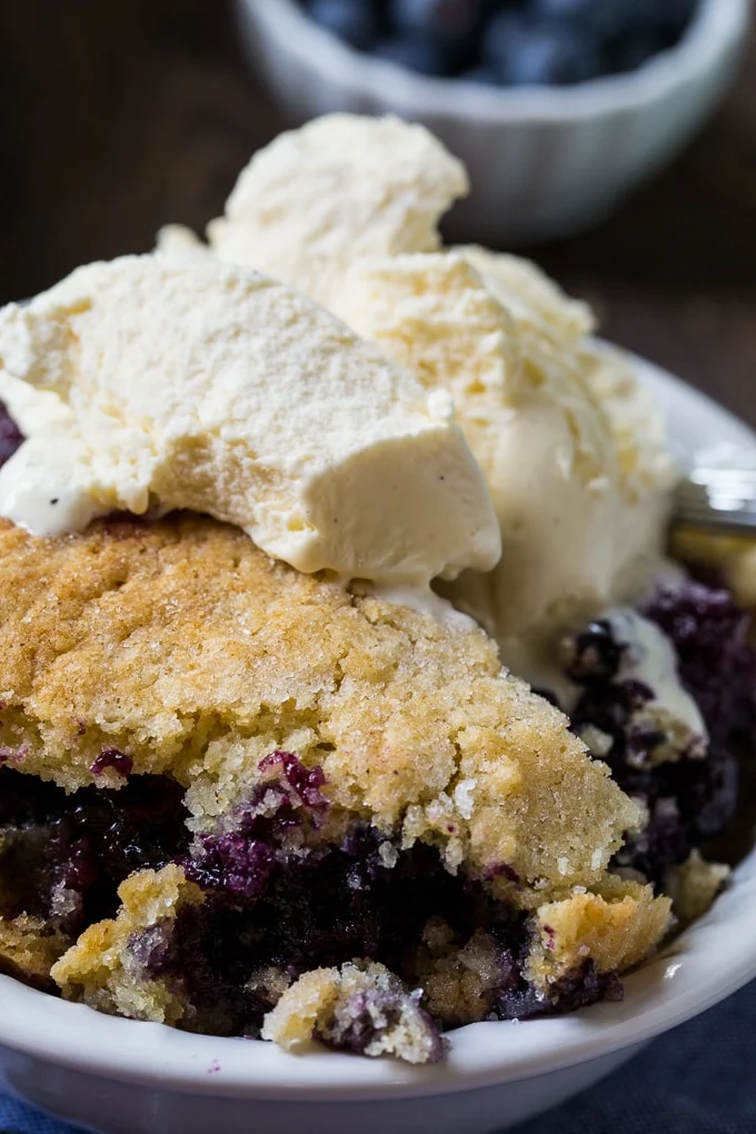 Homemade Blueberry Cobbler
