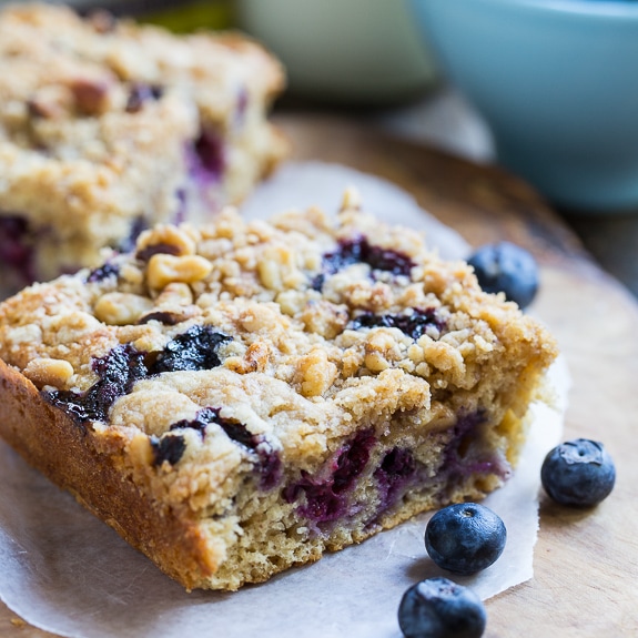 Lightened-Up Blueberry Coffee Cake