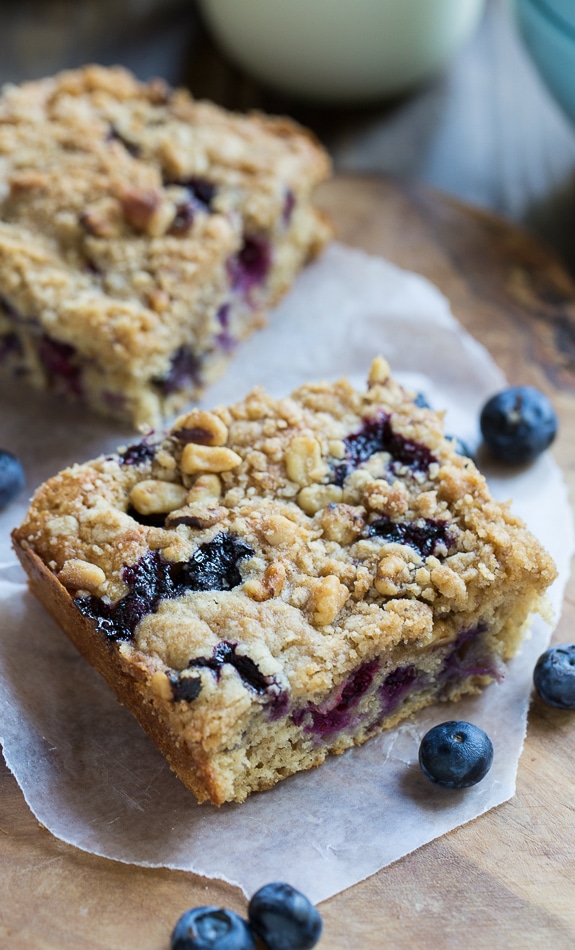 Lightened-Up Blueberry Coffee Cake #SweetSwaps #SplendaSweeties #ad
