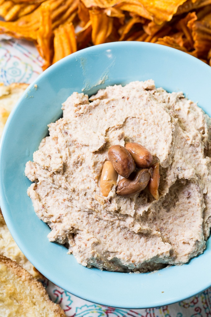 Spicy Boiled Peanut Hummus