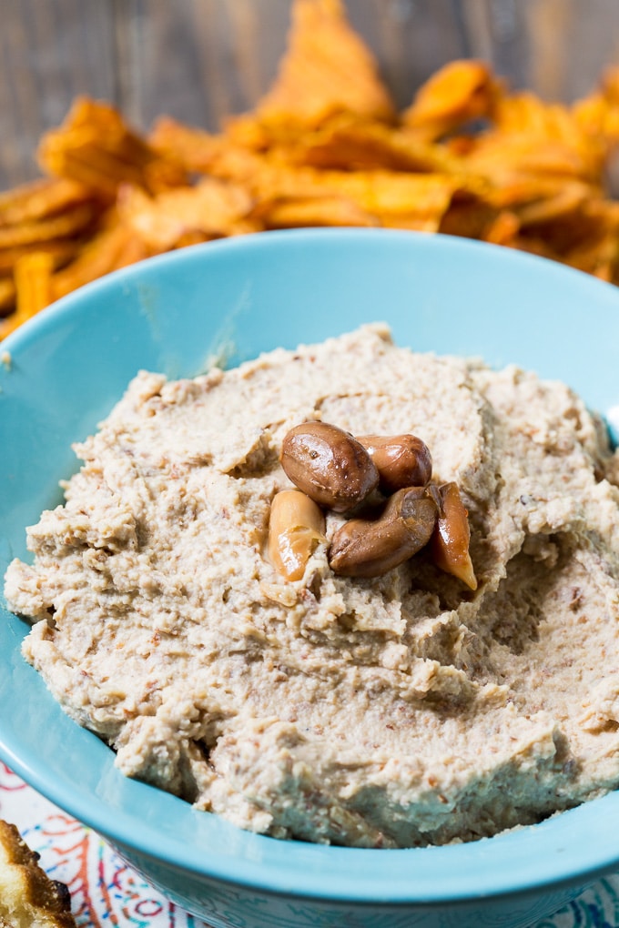 Spicy Boiled Peanut Hummus