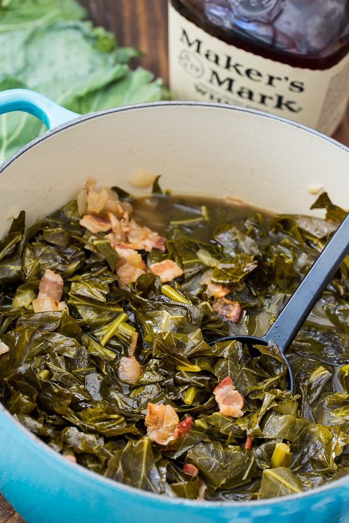 Bourbon Collard Greens