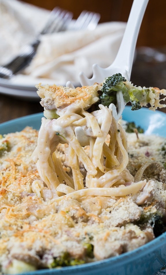 Broccoli and Cauliflower Tetrazzini (vegetarian)