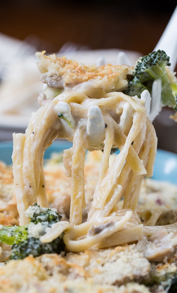 Broccoli and Cauliflower Tetrazzini (vegetarian)