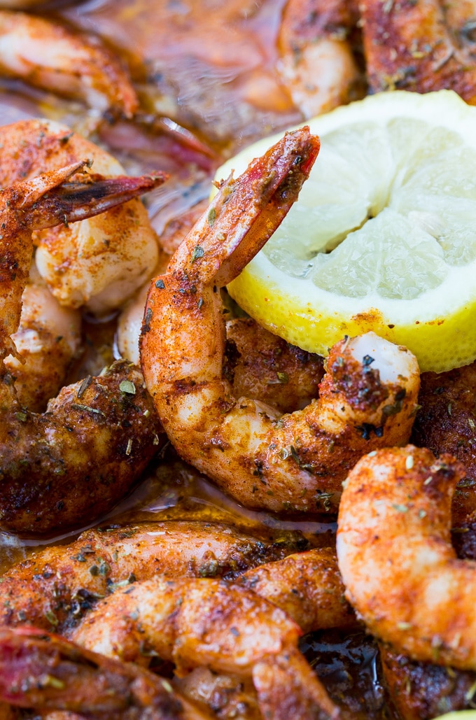 Buttery Broiled Shrimp make an easy appetizer