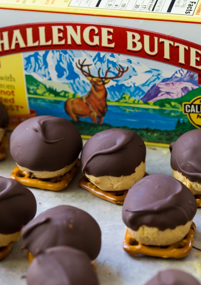 Buckeye Pretzel Bites