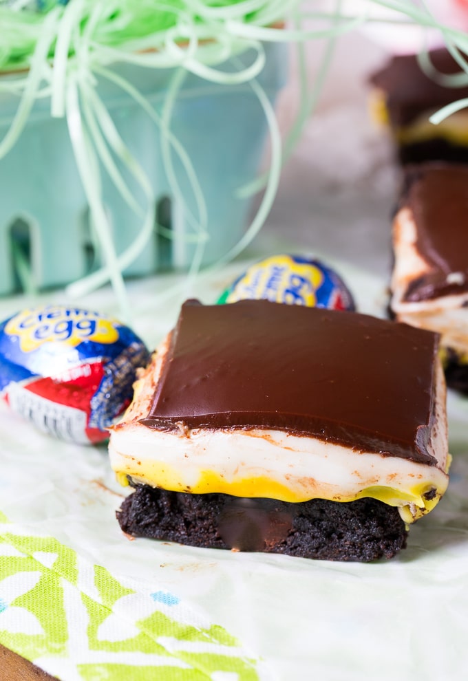Cadbury Creme Egg Brownies
