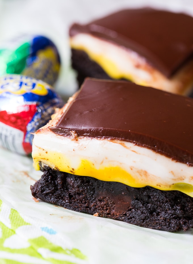 Cadbury Creme Egg Brownies