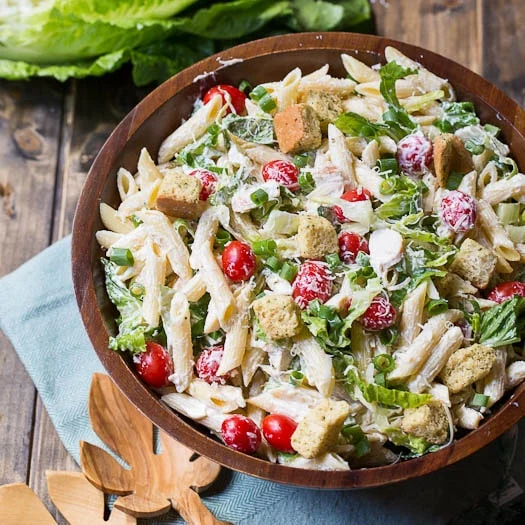 Chicken Caesar Pasta Salad