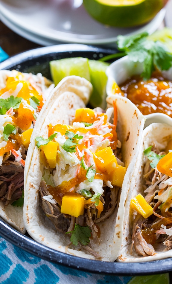 Caribbean Pork Tacos