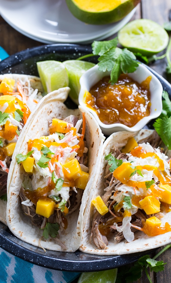 Caribbean Pork Tacos