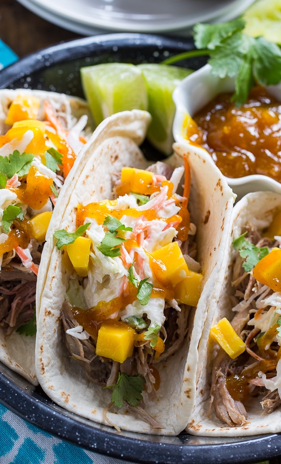Caribbean Pork Tacos