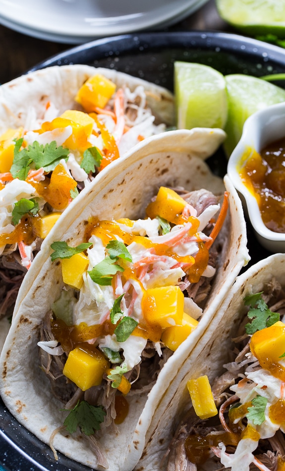 Caribbean Pork Tacos