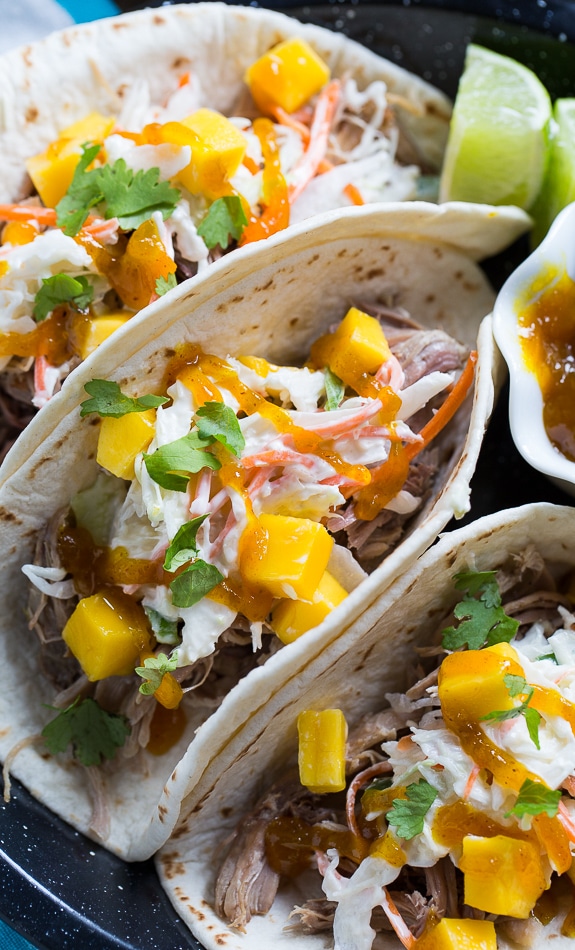 Caribbean Pork Tacos