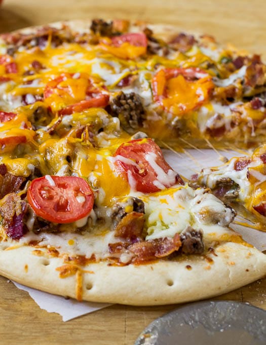 Cheeseburger Pizza