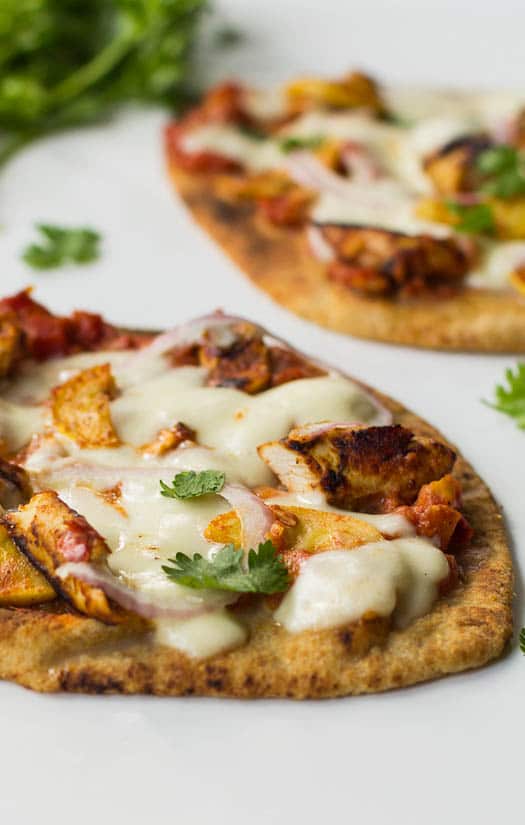 Chicken Tikka Pizzas
