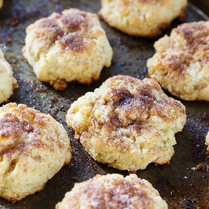 Cinnamon Sugar Drop Biscuits