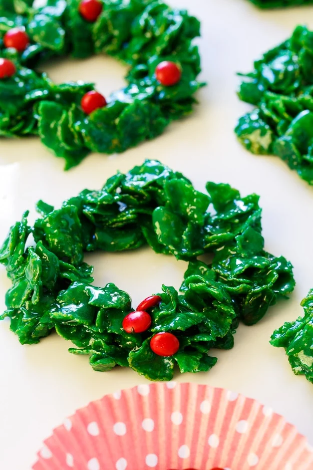 Cornflake Christmas Wreaths