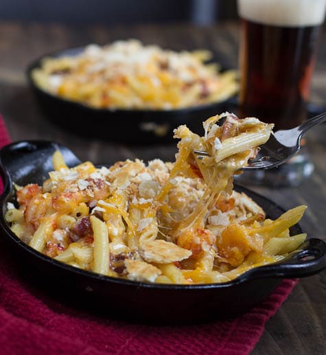 Cajun Mac and Cheese with Crawfish and Andouille Sausage