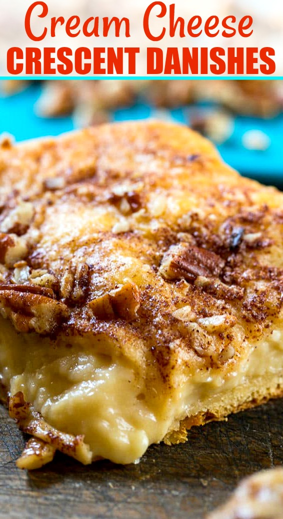 Close-up of slice of danish
