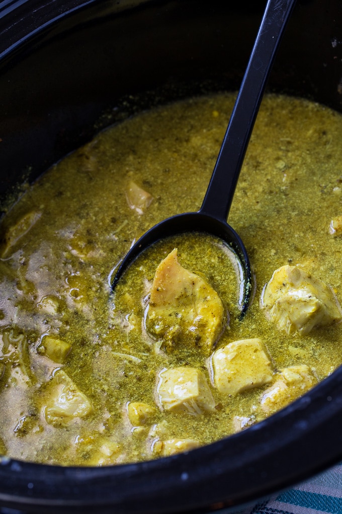 Crock Pot Basil Coconut Curry