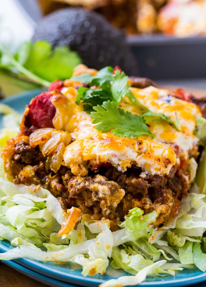 Deep Dish Taco Squares