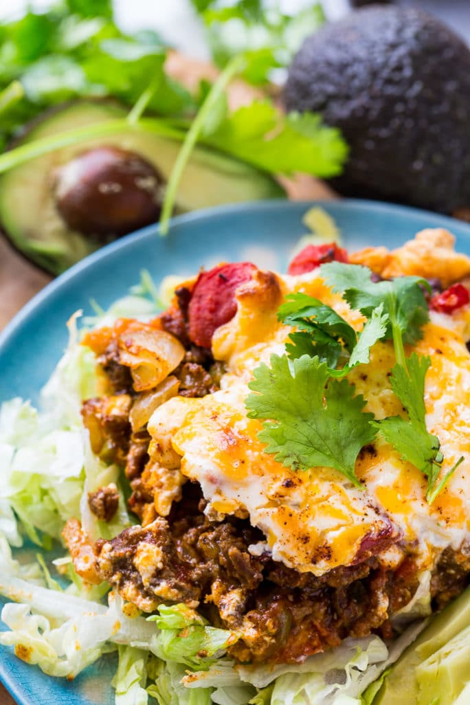 Deep Dish Taco Squares