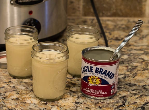 slow cooker dulce de leche
