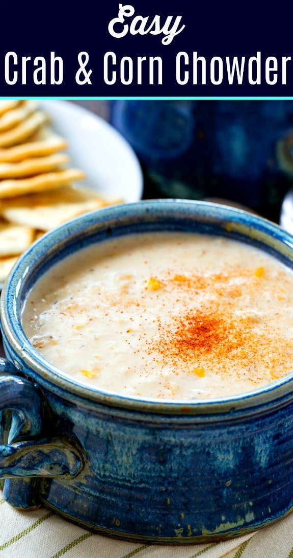 Easy Corn and Crab Chowder