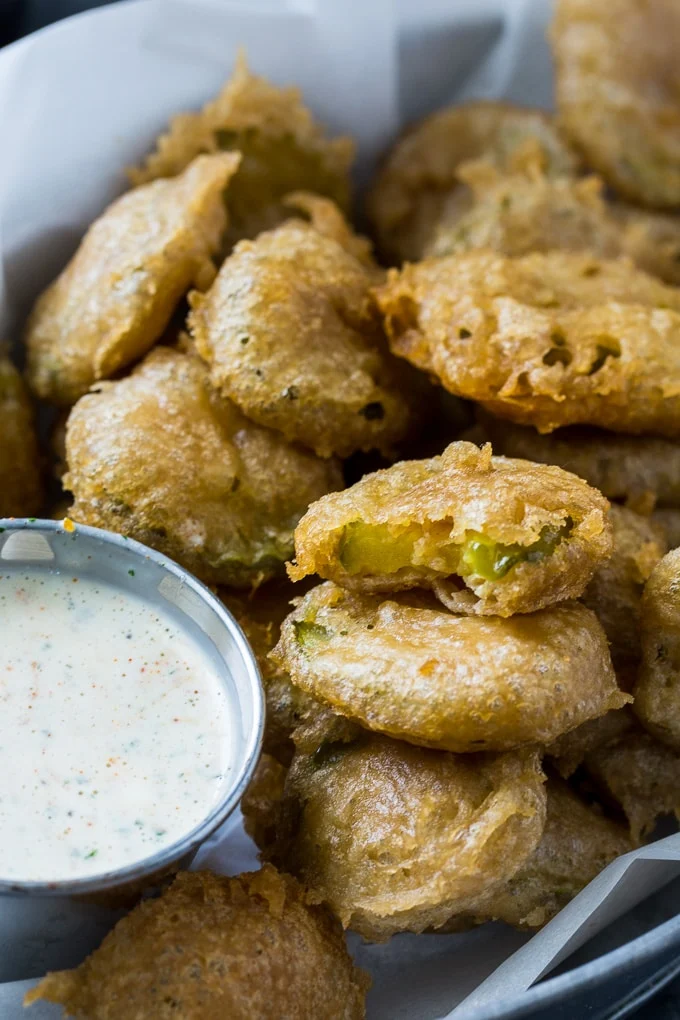 Beer Battered Fried Pickles