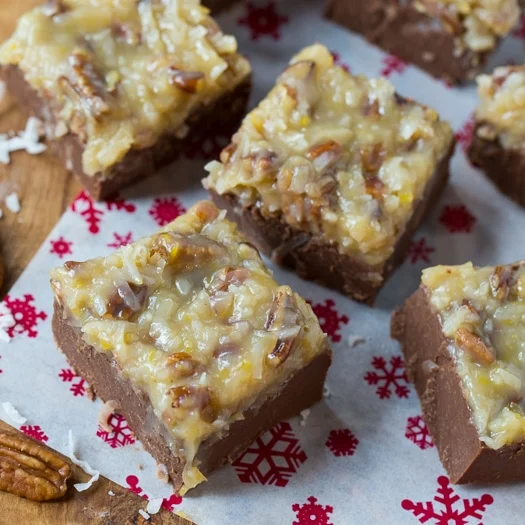 German Chocolate Fudge