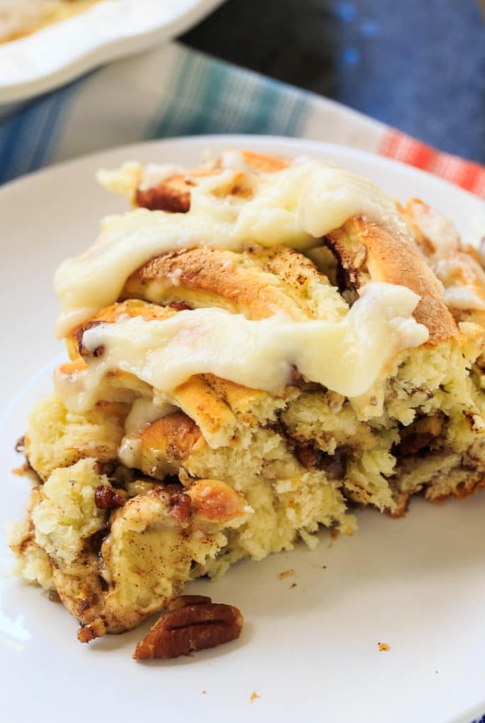 Giant Cinnamon Roll from scratch.