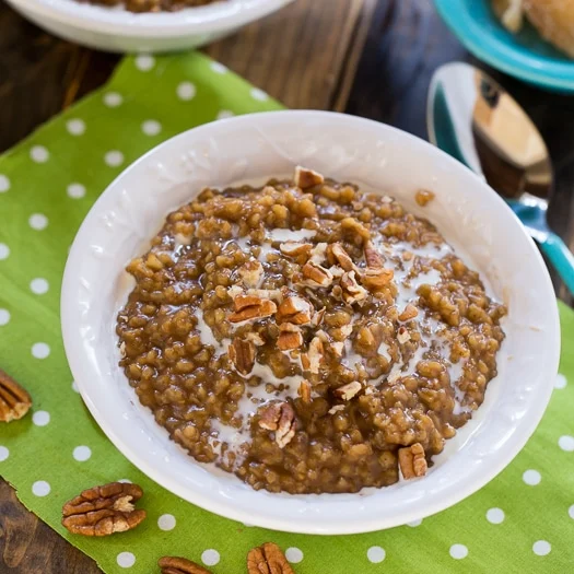 Gingerbread Steel-Cut Oatmeal