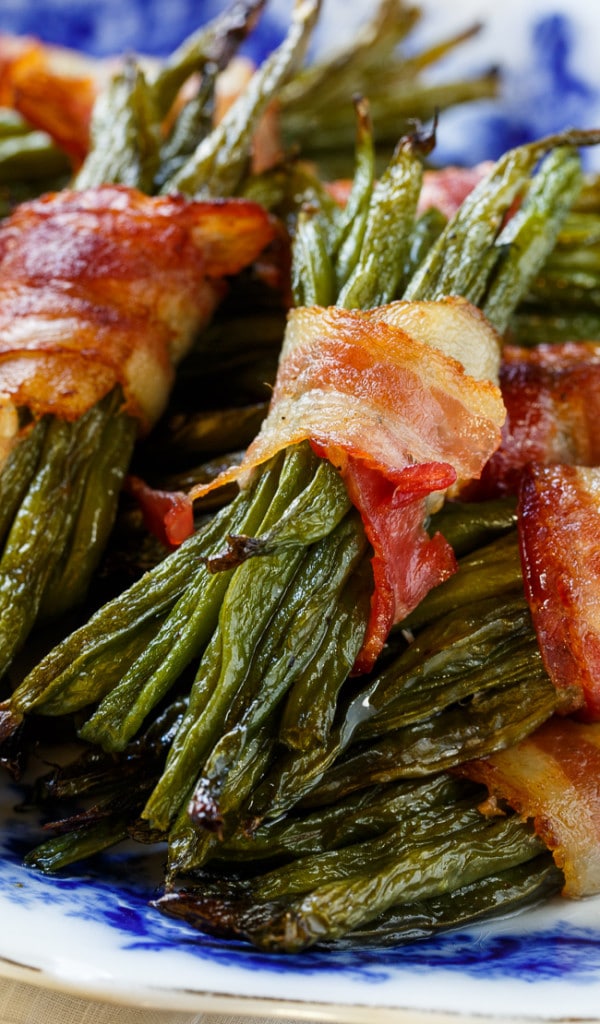 Green Bean Bundles Wrapped in Bacon.